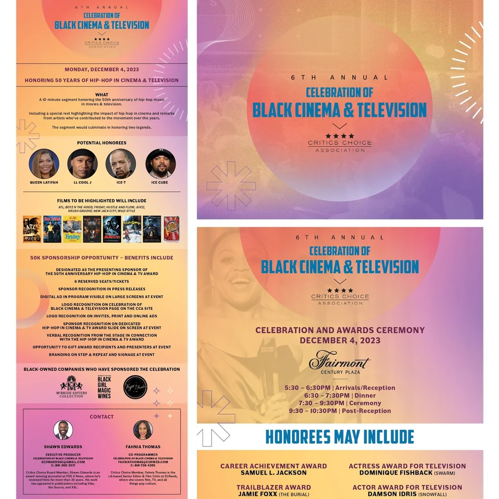 3 / 8 done for Critics Choice: Celebrations